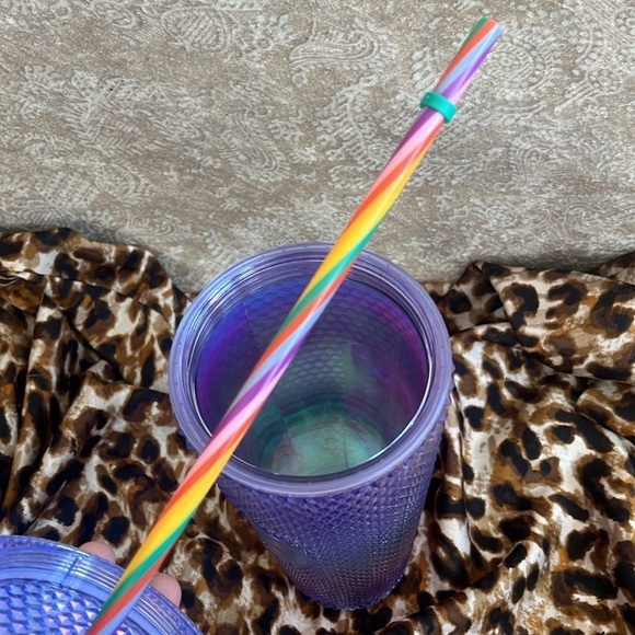Brand New Starbucks x Sofie Birkin Iridescent Rainbow Studded 24oz Venti Tumbler - Picture 14 of 16